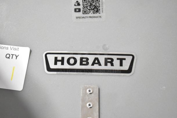 Brand new Hobart SDPE 20-gallon electric polyethylene salad dryer, commercial casters, 115V, scratch and dent condition.
