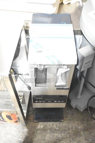 BRAND NEW SCRATCH AND DENT! 2025 Fetco GRS-1202 10 lb. Double Hopper Coffee Grinder. 120 Volts, 1 Phase. - Item #1234756