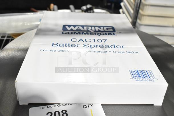 BRAND NEW 2024 Waring WSC160X 16" Electric Crepe Maker, 120V, slight scratch and dent. Includes CAC107 Batter Spreader.