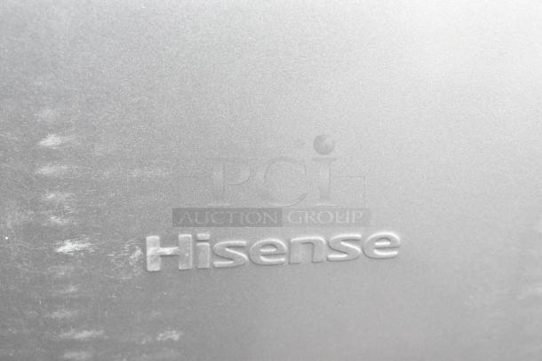 Three mini coolers including Galanz, Hisense. 120 volts, 1 phase. Visible Hisense logo. Sold as a lot for auction.