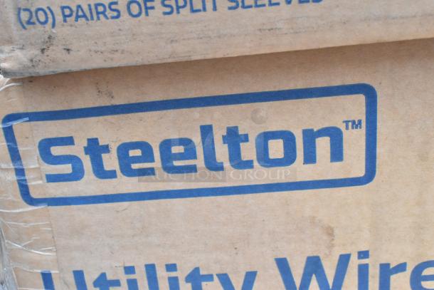 Steelton 465C2472KE5 24"x72" NSF Chrome 5-Shelf Kit, new scratch and dent condition, with 72" posts, packaging label visible.