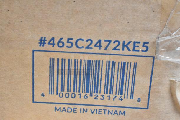 Steelton 465C2472KE5 Steel 5-Shelf Kit in box, chrome finish, 24"x72", scratch and dent condition, Made in Vietnam.