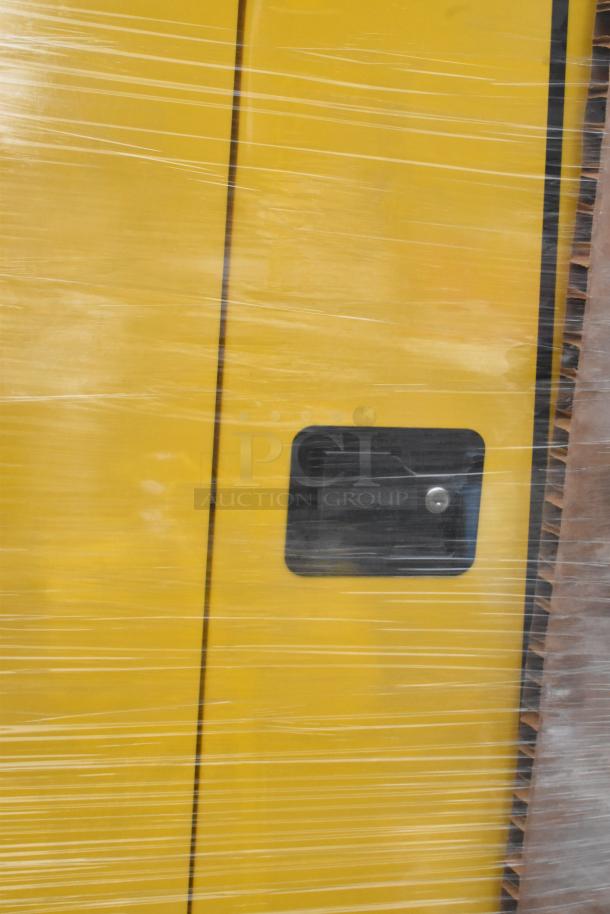 Brand new Durham Mfg 60-gallon steel flammable liquids cabinet, model 1060S-50. Scratch and dent condition, self-closing doors.