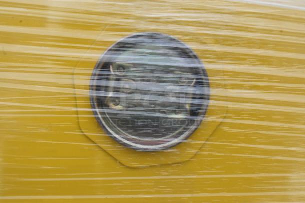 Durham Mfg 60-gallon steel cabinet for flammable liquids, scratch and dent condition. Model 1060S-50, wrapped in plastic.