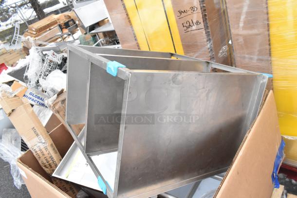 Six new scratch and dent items including Koala Kare infant seat kradles, utility sink, and ice bin. Packaging visible.