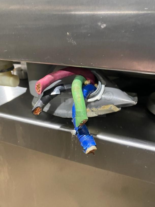 Rational ClimaPlus Series stainless steel electric combi steamer oven wires exposed; model CPC61/CPC101.