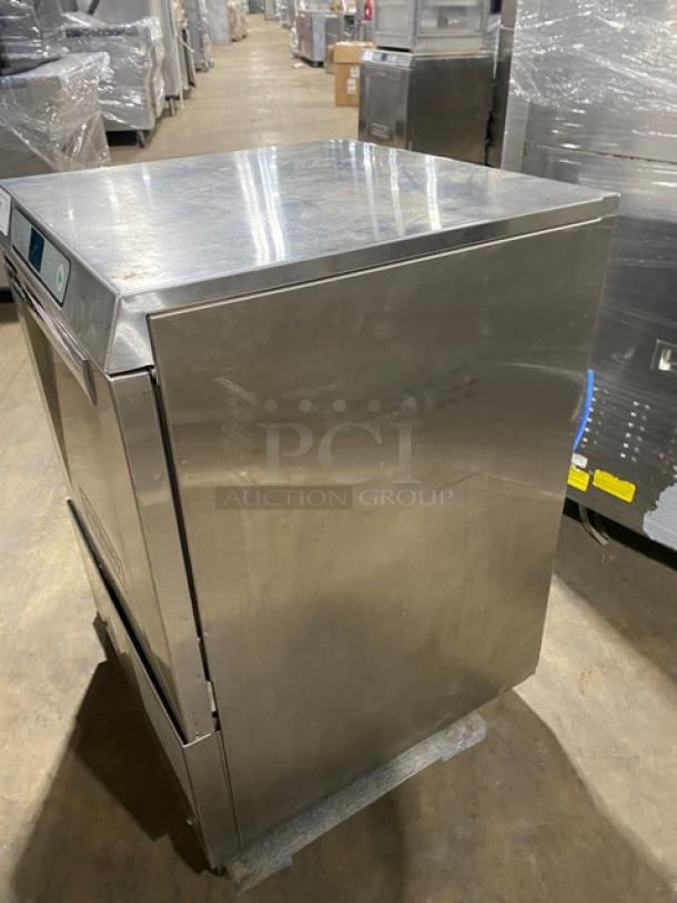 Hobart Advansys LXe Series stainless steel undercounter dishwasher, model LXER, 120/208-240V, used, good condition.