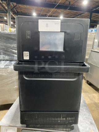 MerryChef Eikon E2S black electric countertop high-speed oven, 2022 model, excellent condition, 208/240V, 1-phase.