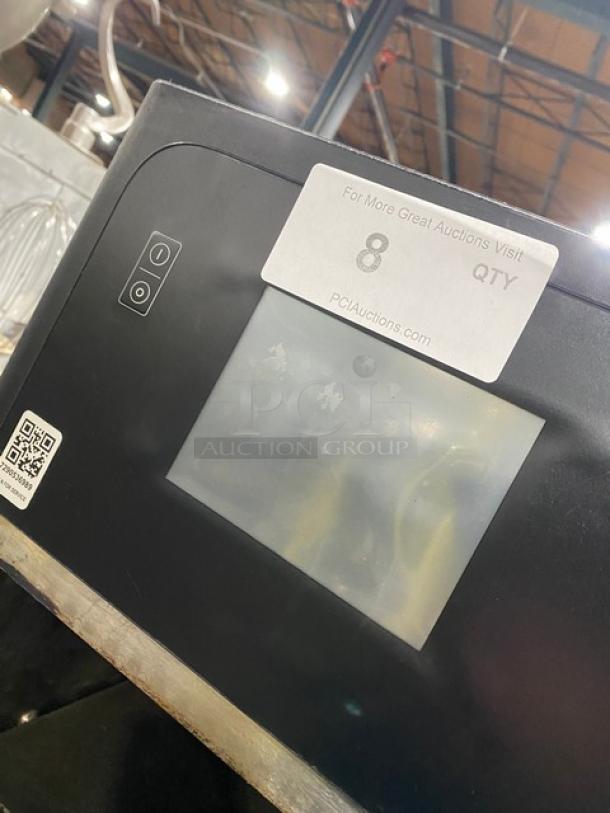 MerryChef Eikon E2S 2022 commercial black electric rapid cook oven, touchscreen, Model: EikonE2S, 208/240V, excellent condition.