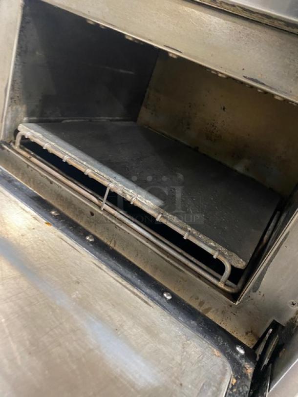 TurboChef NGC commercial countertop ventless rapid cook oven, stainless steel, digital controls, undershelf cart, used condition.