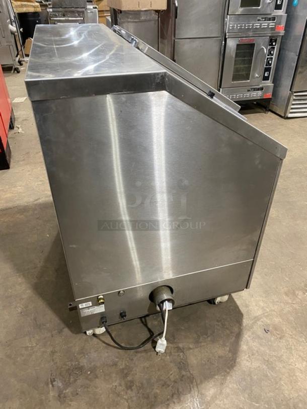 ORCA Stainless Steel Food Waste Digester with onboard scale, touchscreen interface, 120V, on casters. Electric powered.