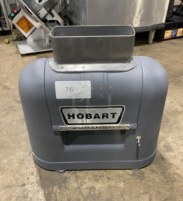 Hobart Steakmaster Series commercial meat tenderizer, SN: 130981, electric, 115V, 1 phase, good condition, gray finish.