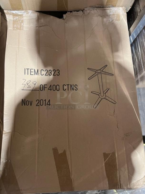 Brand new DuroWood DW2430 dining table in original packaging. Features a durable 24"x30" surface and 4-way pedestal base.