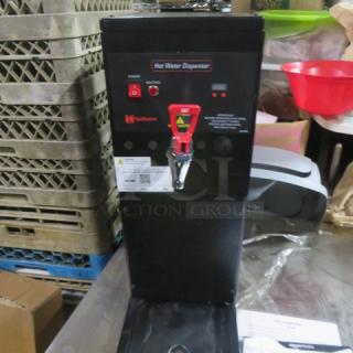 Cecilware Grindmaster 2 Gallon Hot Water Dispenser, Model HWD2, 120 Volt, new condition, with control panel and red spout.