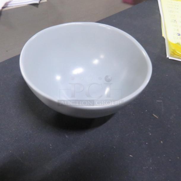 6-inch gray Fortessa bowl, smooth finish, excellent condition, item code 12XBID.