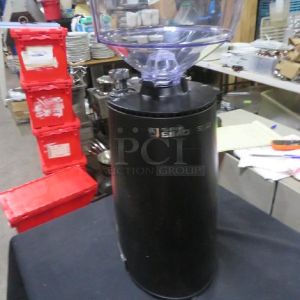 One NEW Nuovo Simonelli MDJ On Demand Digital Espresso Grinder, 3.53lb, black, 110V, modern design, unused condition.