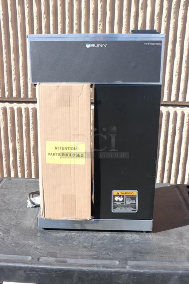 Bunn 33200.0010 VPR-APS Pourover Airpot Coffee Brewer, brand new, 120V, minor scratches/dents, with attention label on box.