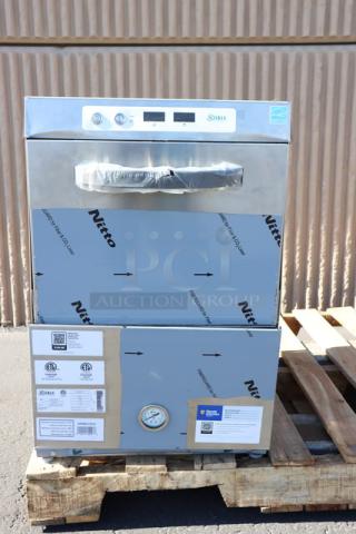 Brand new Noble Warewashing HTGW underbar glass washer, 208V/240V, 1 Phase. Serial: 8103394166, Model Year: 01/25.