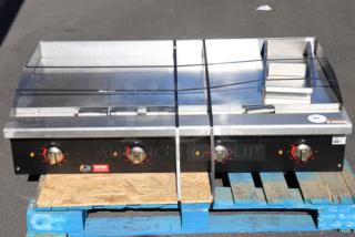 BRAND NEW Cooking Performance Group GU-CPG-48-M 48" Chrome Electric Griddle. Out of packaging, minor scratches, no power cord.