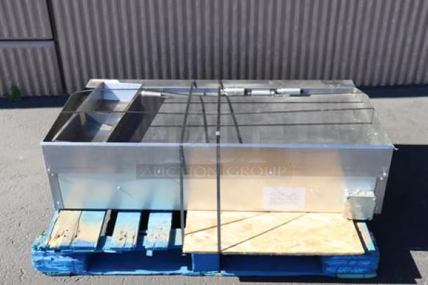 BRAND NEW Cooking Performance Group GU-CPG-48-M 48" Chrome Plated Electric Griddle; minor scratches, no power cord.