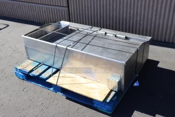 BRAND NEW Cooking Performance Group GU-CPG-48-M 48" Chrome Plated Electric Griddle, minor scratches, no power cord.