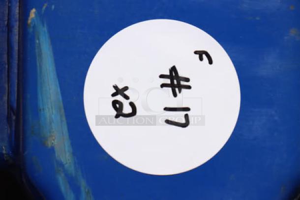 Two Lavex 27" x 48" manual pallet jacks, 6600 lb. capacity. Label reads "F #17 ext x2." Durable and high-capacity.