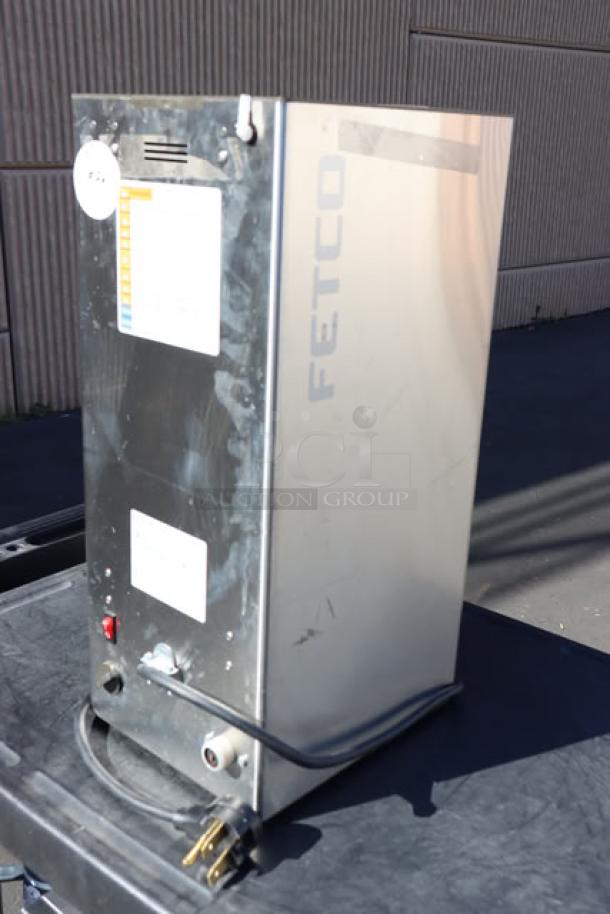 BRAND NEW SCRATCH-N-DENT Fetco HWD-2110TOD 10 Gallon Hot Water Dispenser, Model H211010, with temperature controls.