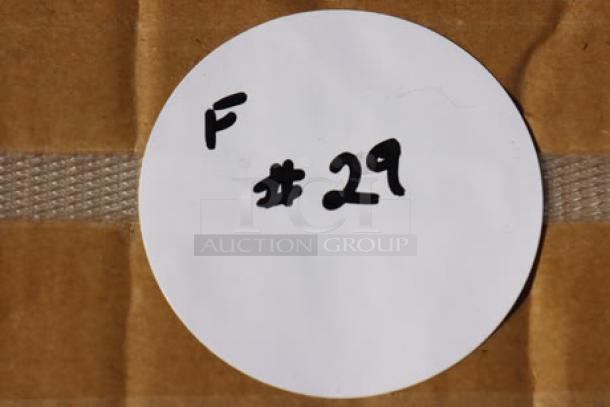 Brand new Regency FTG-1248 12" x 48" 14-gauge stainless steel floor trough with grate. Packaging damaged.