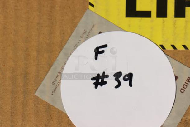 BRAND NEW Waring WFG250 Panini Grill, 14.5"x11" surface, smooth top/bottom, 120V, 1800W; labeled F #39.