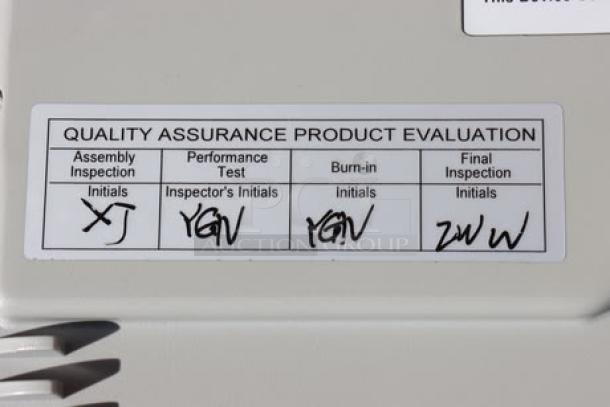BRAND NEW Vollrath 59300 Mirage® Cadet Countertop Induction Range, 1800W, 120V, with quality assurance inspection label.