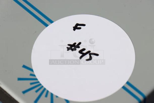 BRAND NEW SCRATCH-N-DENT Manitowoc UDE0065A-161B ice machine, 57 lb. capacity, 31 lb. bin, 115V. Serial: 1121289586. Circular label: "F #45".