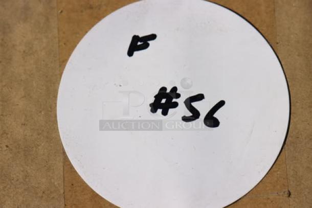 Regency SDT-36L soiled dish table, 16 gauge, left drainboard, brand new condition, model label unclear in image.