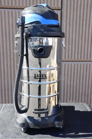 Lavex 16 Gallon Stainless Steel Wet/Dry Vacuum, model 944BJ162216G, brand new, scratch-n-dent, with toolkit.