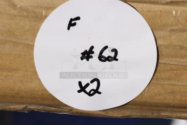 Lancaster Table & Seating 427CMSM36RDG Harbor Gray 36" round table with modern legs, brand new, potential scratches/dents.