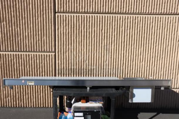 Regency 30" x 96" stainless steel work table with left sink, model 600ST3096L. Brand new, out of original packaging.