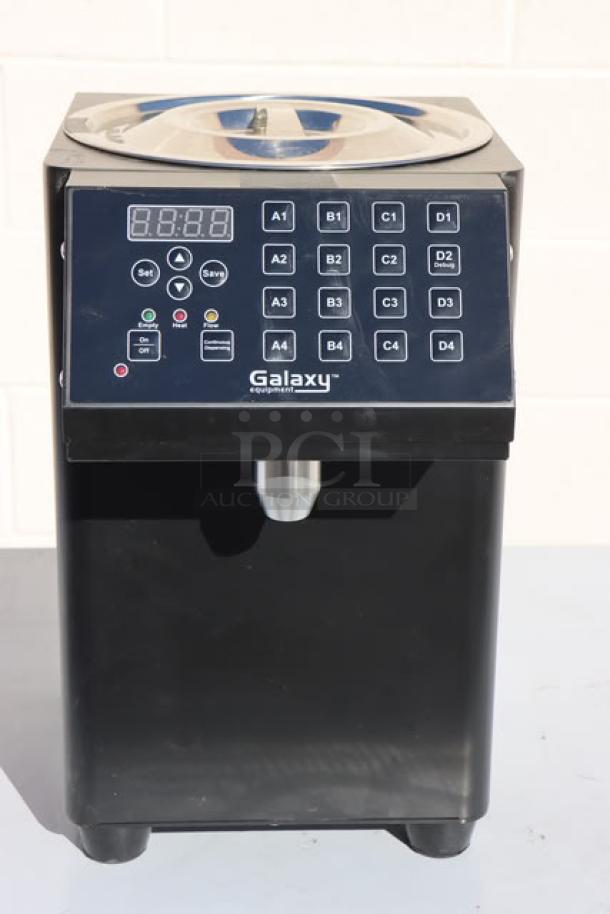 Brand new Galaxy CK-16A automatic fructose dispenser, 110V, keypad control, no packaging, S/N: 2025030062.