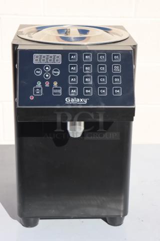 Brand new Galaxy CK-16A automatic fructose dispenser, 110V, keypad control, no packaging, S/N: 2025030062.