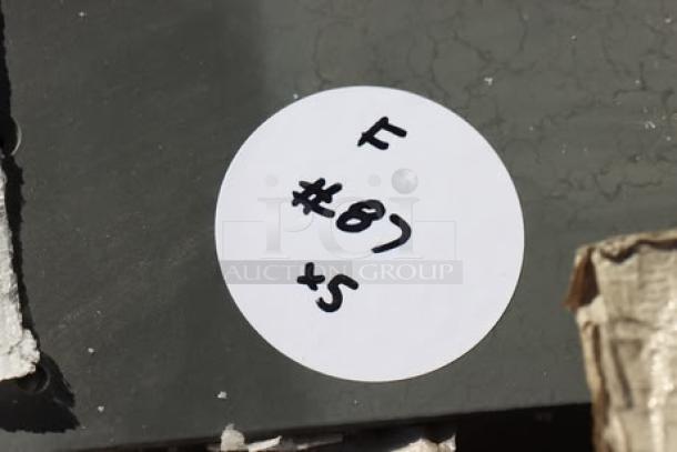 Label on a MIXED LOT item with handwritten text "F #87 x5" indicating auction details.