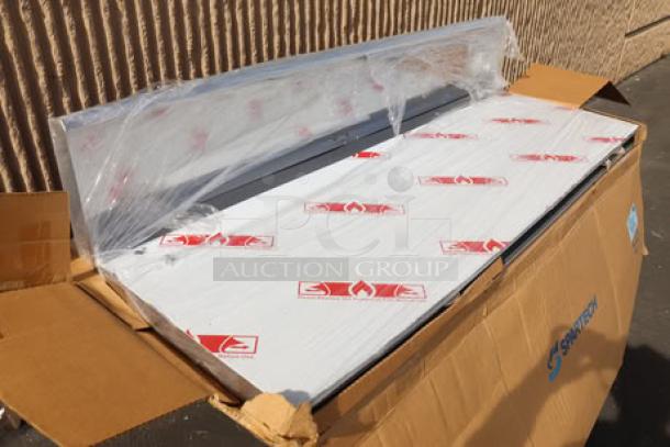 BRAND NEW Cooking Performance Group 351059006 backsplash assembly, out of original packaging, ready for installation.