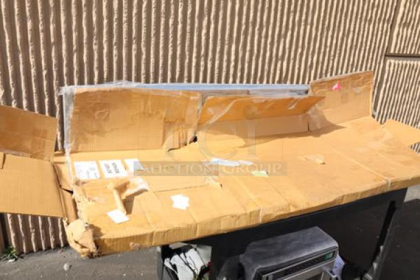 Brand new Cooking Performance Group 351059006 Backsplash Assembly, out of original packaging, condition unknown.