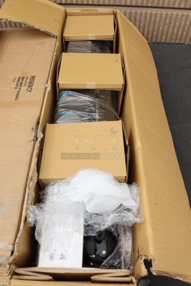 BRAND NEW SCRATCH-N-DENT Hoshizaki HNC-180BA-L-SLH sushi display case; broken glass; left side compressor.