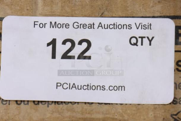 BRAND NEW Hoshizaki HNC-180BA-L-SLH Sushi Display Case, 71" long, curved glass broken, left side compressor, auction label visible.