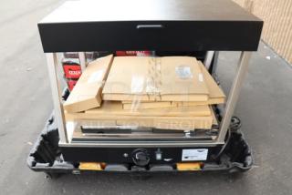 BRAND NEW SCRATCH-N-DENT Vollrath HFM-26 Hot Food Merchandiser, 26-inch, 1440W, frame slightly bent, S/N: P080-25580719-008.