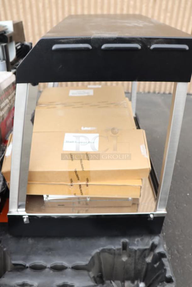 BRAND NEW SCRATCH-N-DENT Vollrath HFM-26 hot food merchandiser, 1440W, frame slightly bent, visible boxes inside.
