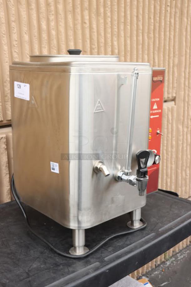 Avantco HWD10D 10 Gallon Hot Water Dispenser, 208/240V, 7,000W, new, with scratches, missing back right leg, S/N: 20260300138.