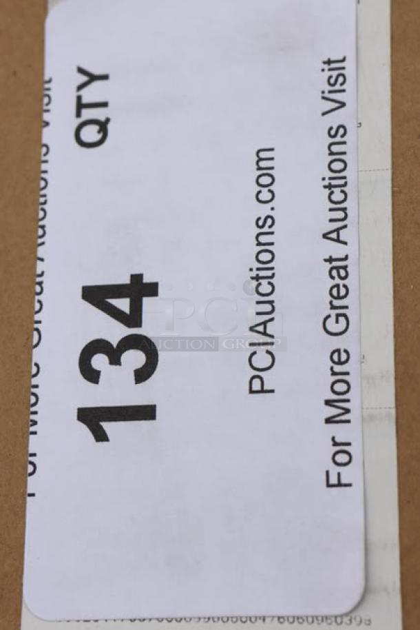 BRAND NEW Lancaster Table & Seating 164RD304BLK Alloy outdoor table, 48" x 30" in onyx black, packaging damaged, possible missing parts.