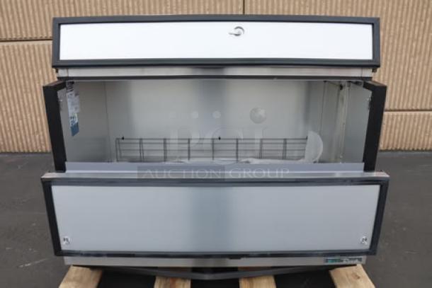 Brand new True TMC-58-S-HC milk cooler, 58 1/4", stainless steel exterior, aluminum interior, model TMC-58-S-HC, 115V.