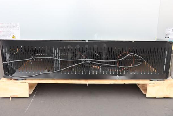 Avantco A-49R-G-HC 54" glass door refrigerator, scratch-and-dent, tested working, 115V, 6.2A, on wooden pallet.