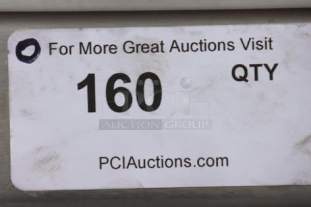 Label reads: "For More Great Auctions Visit PCIauctions.com" with quantity "160" noted.