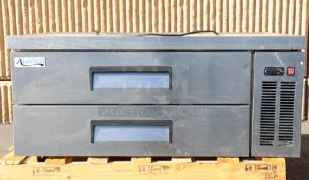 Avantco CBE-48-HC 48" 2 Drawer Refrigerated Chef Base, minor scratches, no packaging, model number on unit.